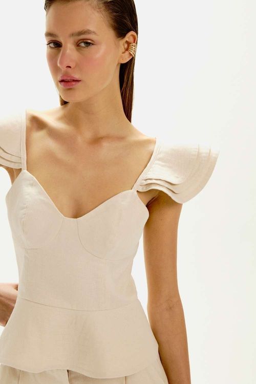 BLUSA ANGÉLICA PEROLA